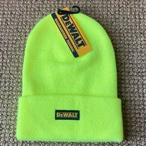 DeWalt Neon Yellow Beanie NWT